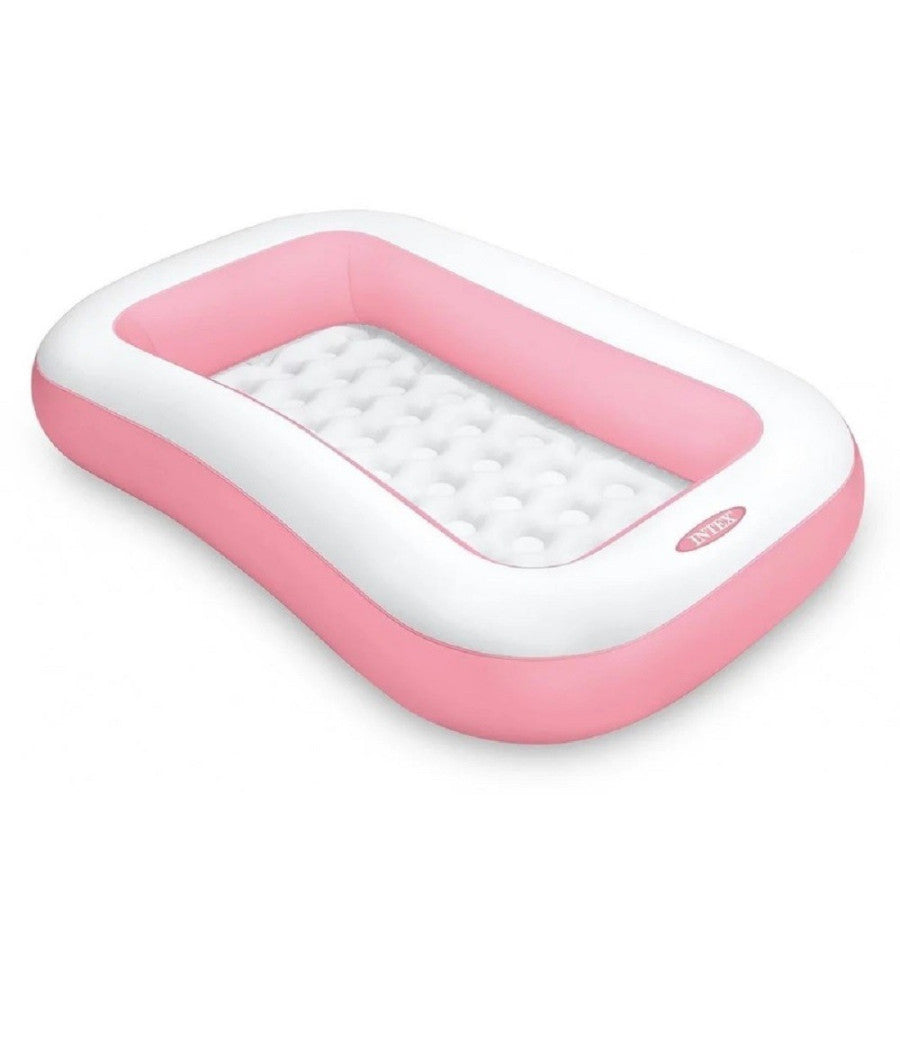 Piscina Gonfiabile Per Bambini Rettangolare Baby 166 X 100 X 25cm Giardino 58423         