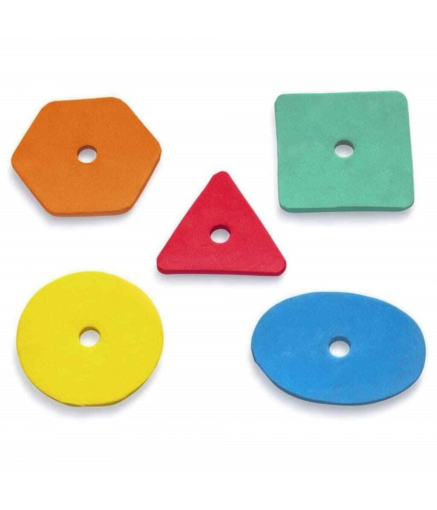 Piscina Gonfiabile Per Bambini Splash & Learn 120x117x46cm 5 Forme Schiuma 52378         