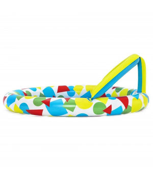 Piscina Gonfiabile Per Bambini Splash & Learn 120x117x46cm 5 Forme Schiuma 52378         