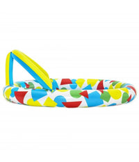 Piscina Gonfiabile Per Bambini Splash & Learn 120x117x46cm 5 Forme Schiuma 52378         