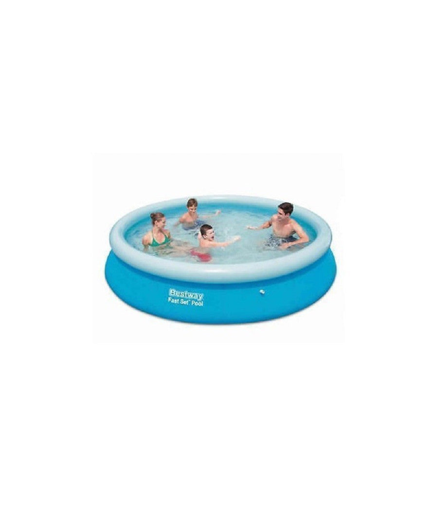 Piscina Gonfiabile Rotonda Fast Set 366x76cm Predisposta Per Pompa Filtro 57273         