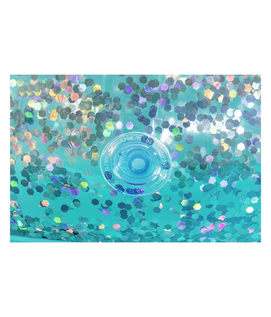 Trade Shop - Piscina Gonfiabile Tonda Conchiglia Scintillante 150x127x43cm Per Bambini 52489 -