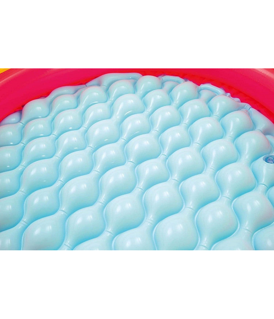 Trade Shop - Piscina Gonfiabile Tonda Summer Piscinetta Per Bambini A 3 Anelli 70x24cm 51128 -
