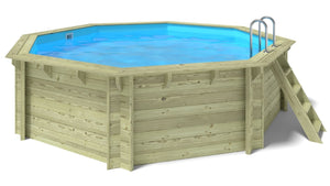 Piscina in legno 4.71x4.72 - H.1.20 m autoportante - BAS753OSP - ALTANKA