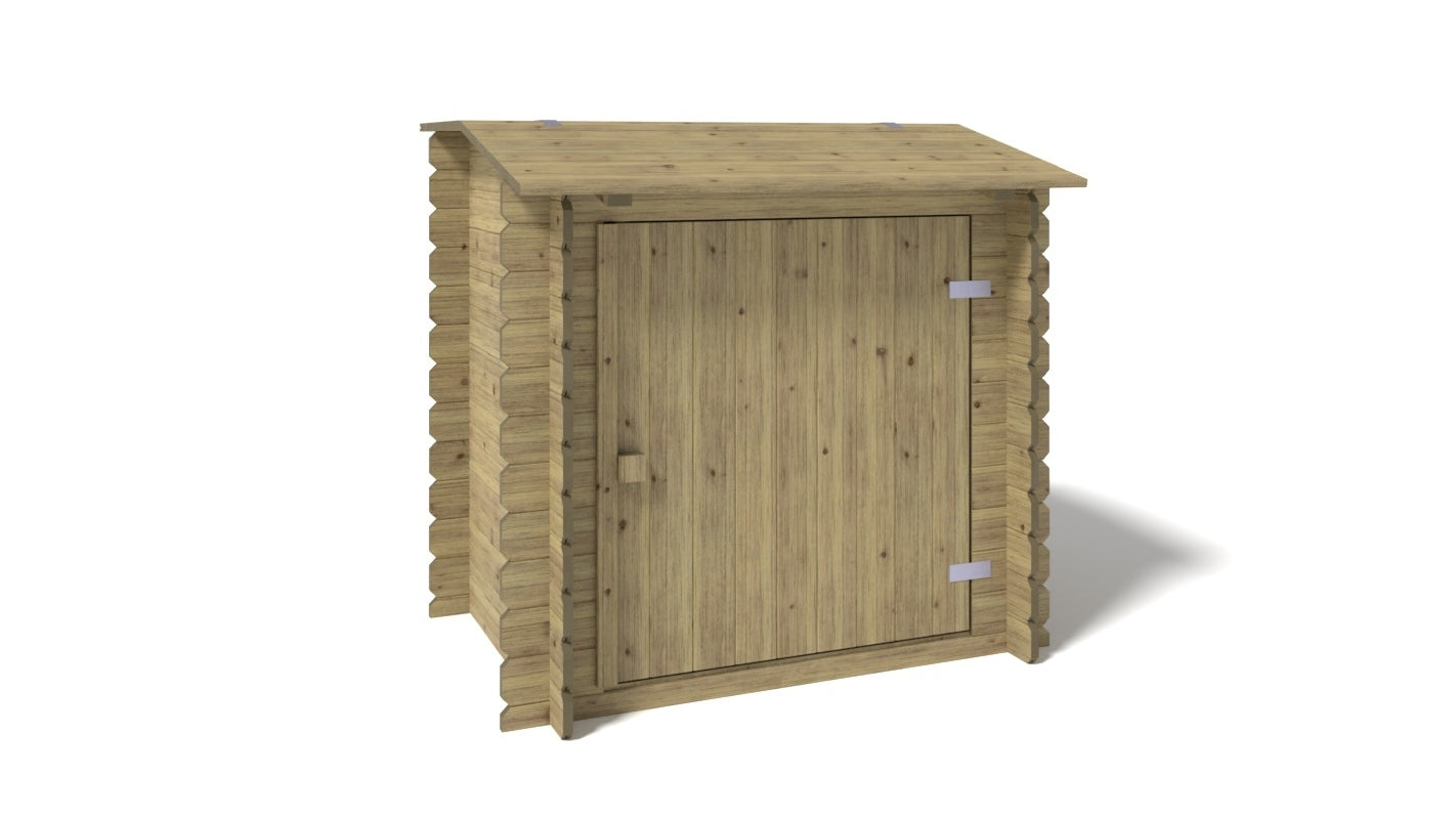 Piscina in legno  6.57x4.07 - H.1.20 m su telaio senza cementazione - BAS748OSPU+SZA - ALTANKA