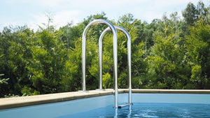 Piscina in legno  7,57x4,07 - H.1,31 m su telaio senza cementazione - BAS745OSPU+SZA - ALTANKA