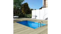Piscina in legno Aqua 4.65x2.85 - H.1.24 m con profilo da cementare - BAS7306OSPI - ALTANKA