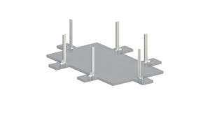 Piscina in legno Aqua 6.1x2.85 - H.1.31 m fissate su calcestruzzo esistente - BAS7307OSPL+SZA - ALTANKA