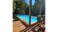 Piscina in legno Aqua 6.1x2.85 - H.1.31 m su telaio senza cementazione - BAS7307OSPU - ALTANKA