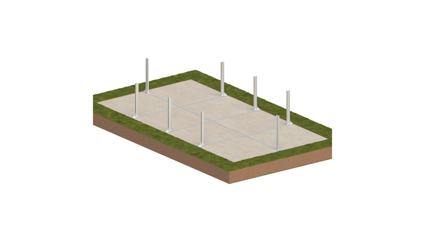 Piscina in legno Aqua 8.5x4.35 - H.1.45 m su telaio senza cementazione - BAS7309OSPU - ALTANKA