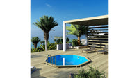 Piscina in legno Coral 3.25x3.25 - H.1.18 m autoportante - BAS7301OSP - ALTANKA