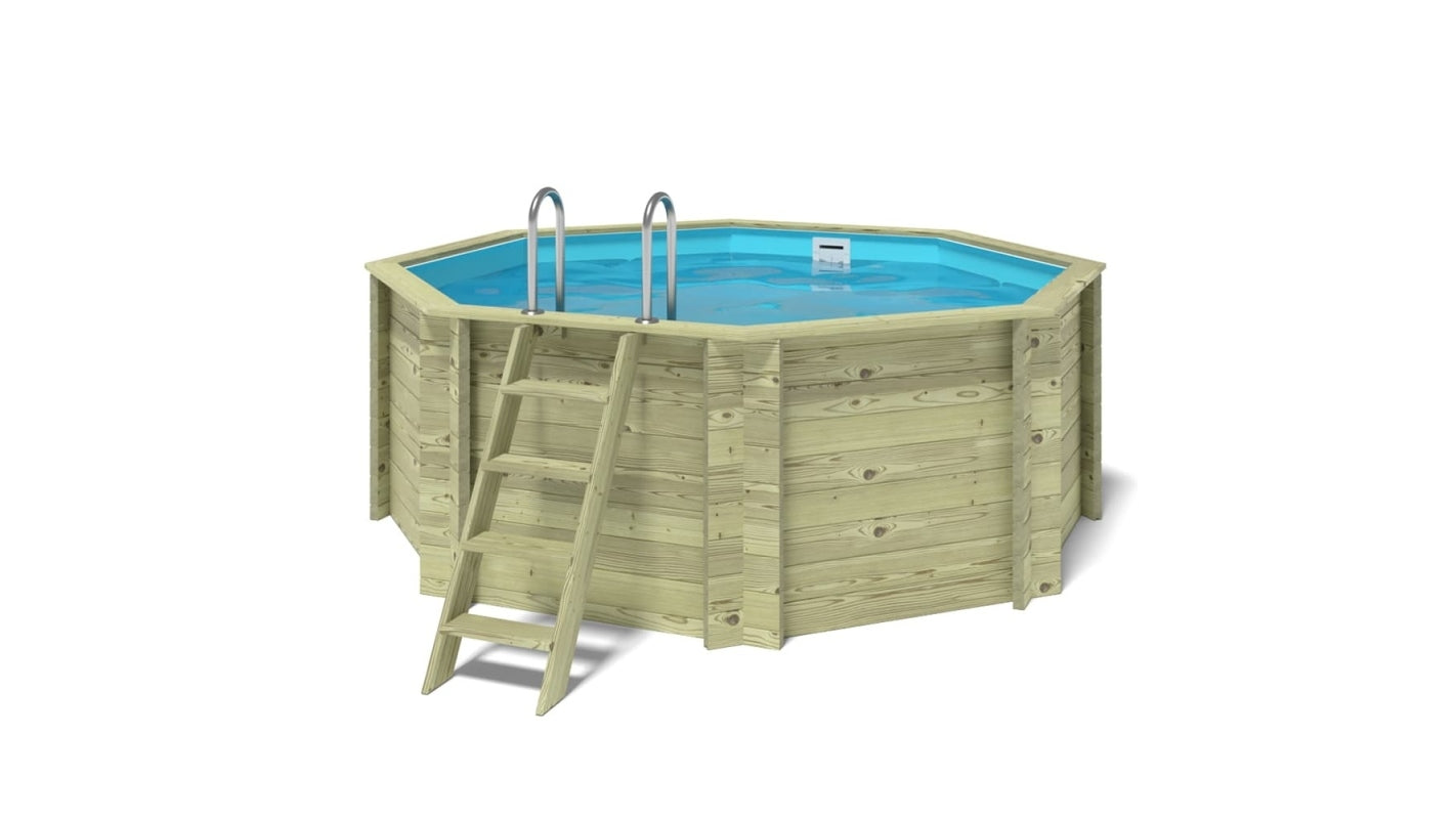 Piscina in legno Coral 3.25x3.25 - H.1.18 m autoportante - BAS7301OSP - ALTANKA