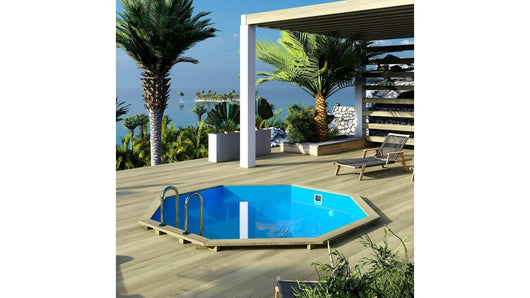 Piscina in legno Coral 3.25x3.25 - H.1.18 m autoportante - BAS7301OSP+SZA - ALTANKA