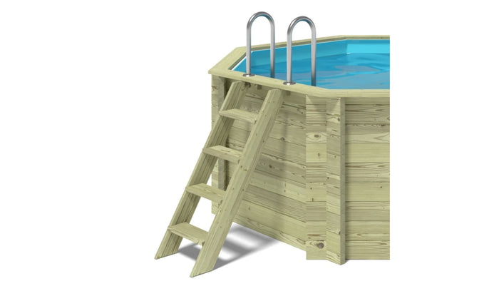 Piscina in legno Coral 3.25x3.25 - H.1.18 m autoportante - BAS7301OSP - ALTANKA