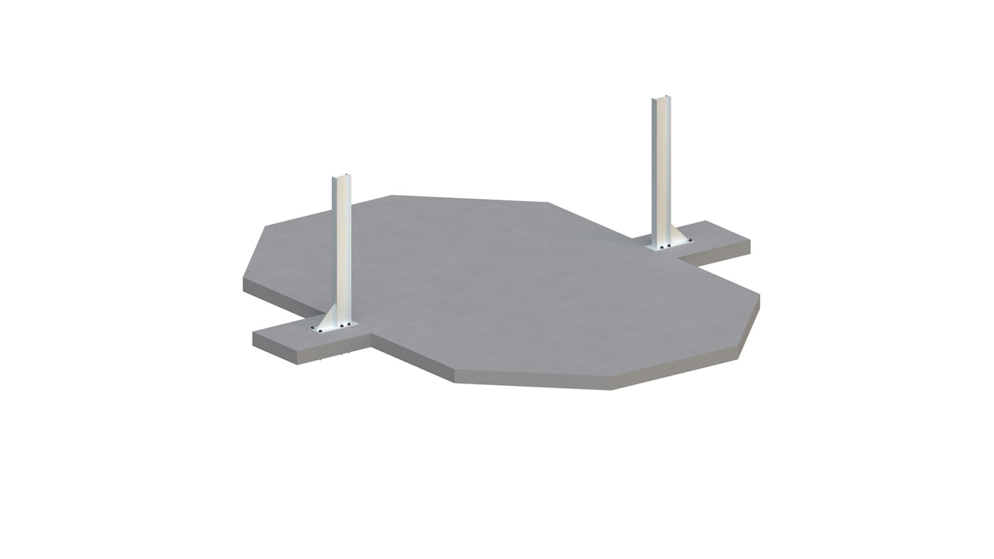 Piscina in legno Nemo 4.3x3.00 - H.1.18 m fissate su calcestruzzo esistente - BAS7302OSPL - ALTANKA