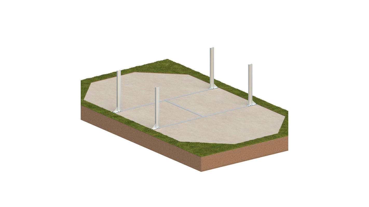 Piscina in legno Nemo 7.3x3.97 - H.1.45 m su telaio senza cementazione - BAS7305OSPU - ALTANKA