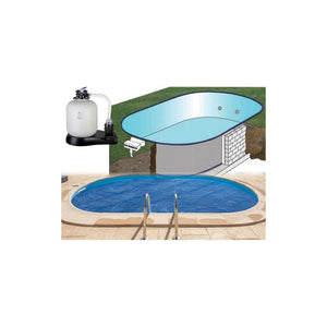 Piscina Interrata Ovale in Acciaio Gre Madagascar KP EOV 7059