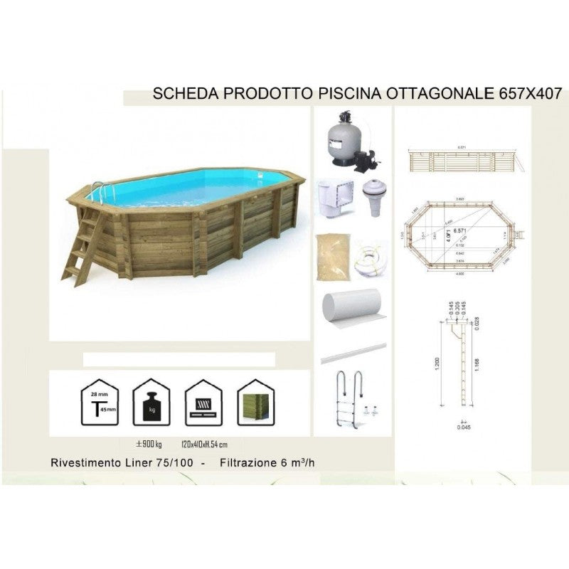 PISCINA OTTAGONALE 657X407