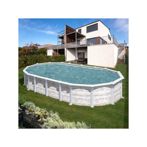 Piscina Ovale in Acciaio Gre Nordic Kit Prov 738 8N