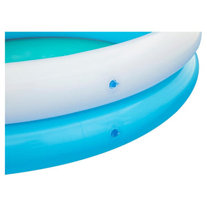 Trade Shop - Piscina Per Bambini Sharktastic 2 Anelli Grafica A Squalo 163x127x92cm Con Spruzzo 53157 -