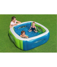 Piscina Per Bambini Window Multi Color Con Oblo' 168x168x56 Cm Piscinetta 51132         