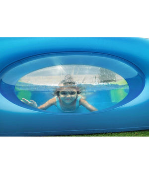 Piscina Per Bambini Window Multi Color Con Oblo' 168x168x56 Cm Piscinetta 51132         