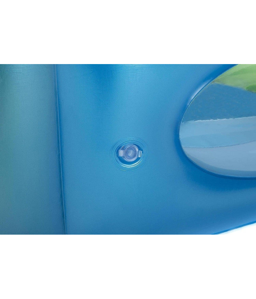 Piscina Per Bambini Window Multi Color Con Oblo' 168x168x56 Cm Piscinetta 51132         