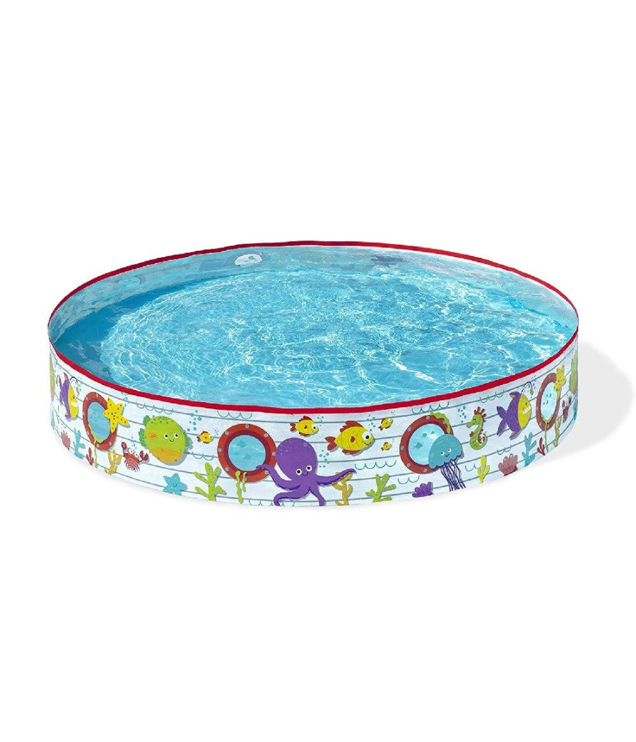 Piscina Piscinetta Rigida Per Bambini Fantasia Marina 2 Anni+ 152 X 25 Cm 55029         