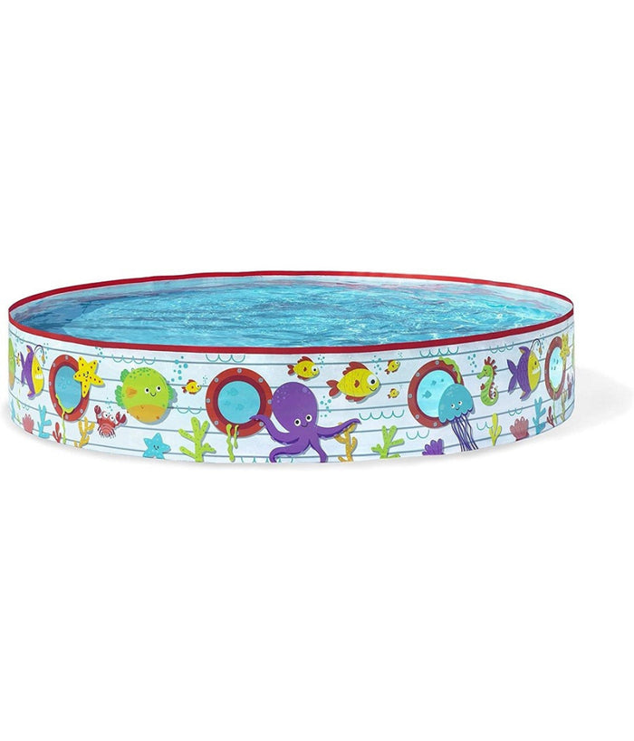 Piscina Piscinetta Rigida Per Bambini Fantasia Marina 2 Anni+ 152 X 25 Cm 55029         