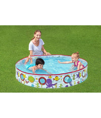 Piscina Piscinetta Rigida Per Bambini Fantasia Marina 2 Anni+ 152 X 25 Cm 55029         