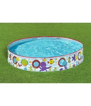 Piscina Piscinetta Rigida Per Bambini Fantasia Marina 2 Anni+ 152 X 25 Cm 55029         