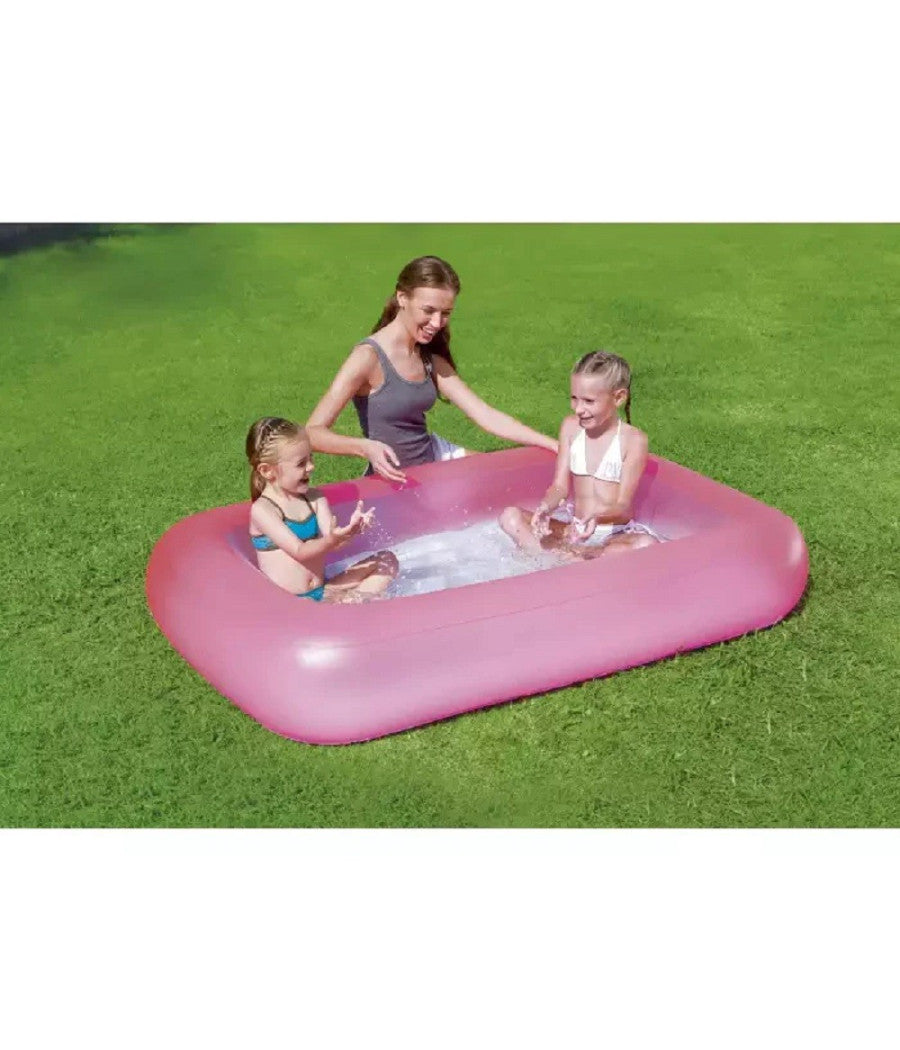 Piscina Rettangolare Aquababe Con Fondo Gonfiabile 165x104x25 Cm 2 Colori 51115         