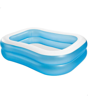 Piscina Rettangolare Gonfiabile Family 2 Anelli 203x152x48 Cm 540lt Estate 57180         