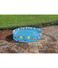 Piscina Rigida Autoportante 122x25cm Fuori Terra Fantasia Mare Per Bambini 55028         