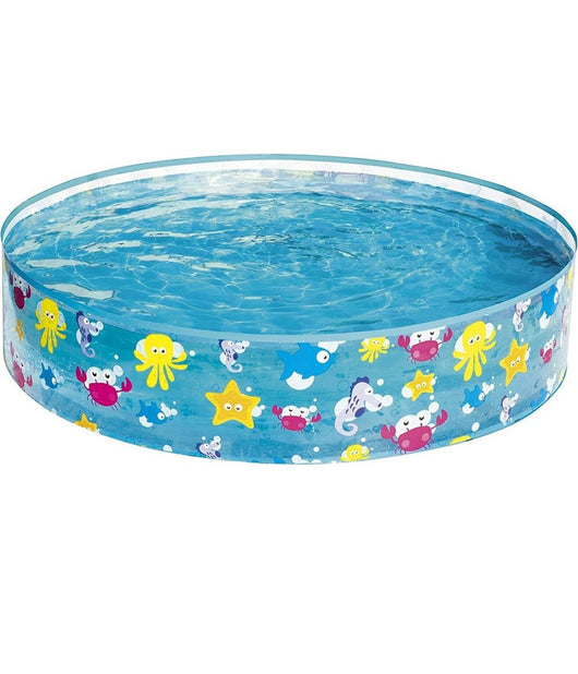 Piscina Rigida Autoportante 122x25cm Fuori Terra Fantasia Mare Per Bambini 55028         