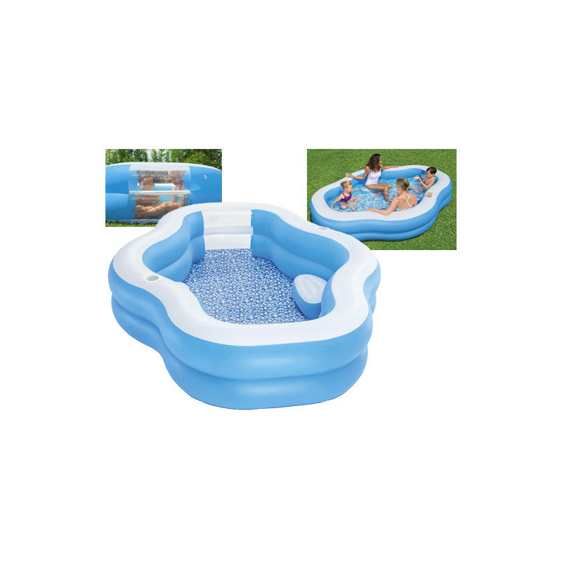 Piscina Splash View Bestway 270×198×51 cm con finestra laterale – Family pool