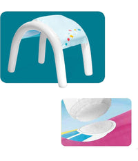 Piscina Spruzzo Baldacchino Forma Unicorno Gonfiabile 254x132x109cm Bambini 58435         