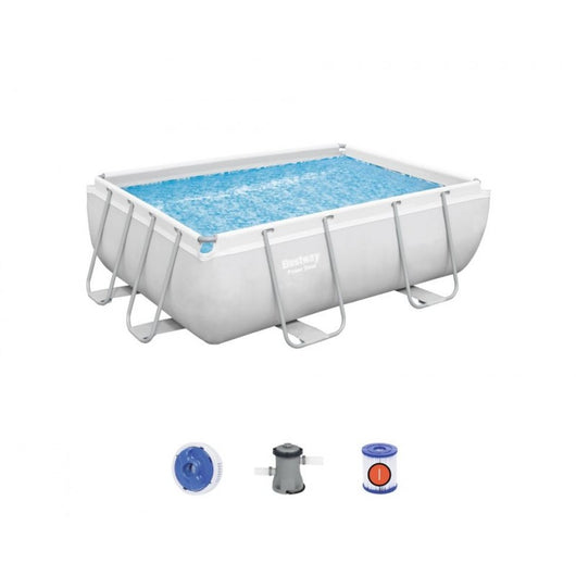 Piscina Steel Rettangolare Filtro 1C 282X196 h 84 Bestway BW56629
