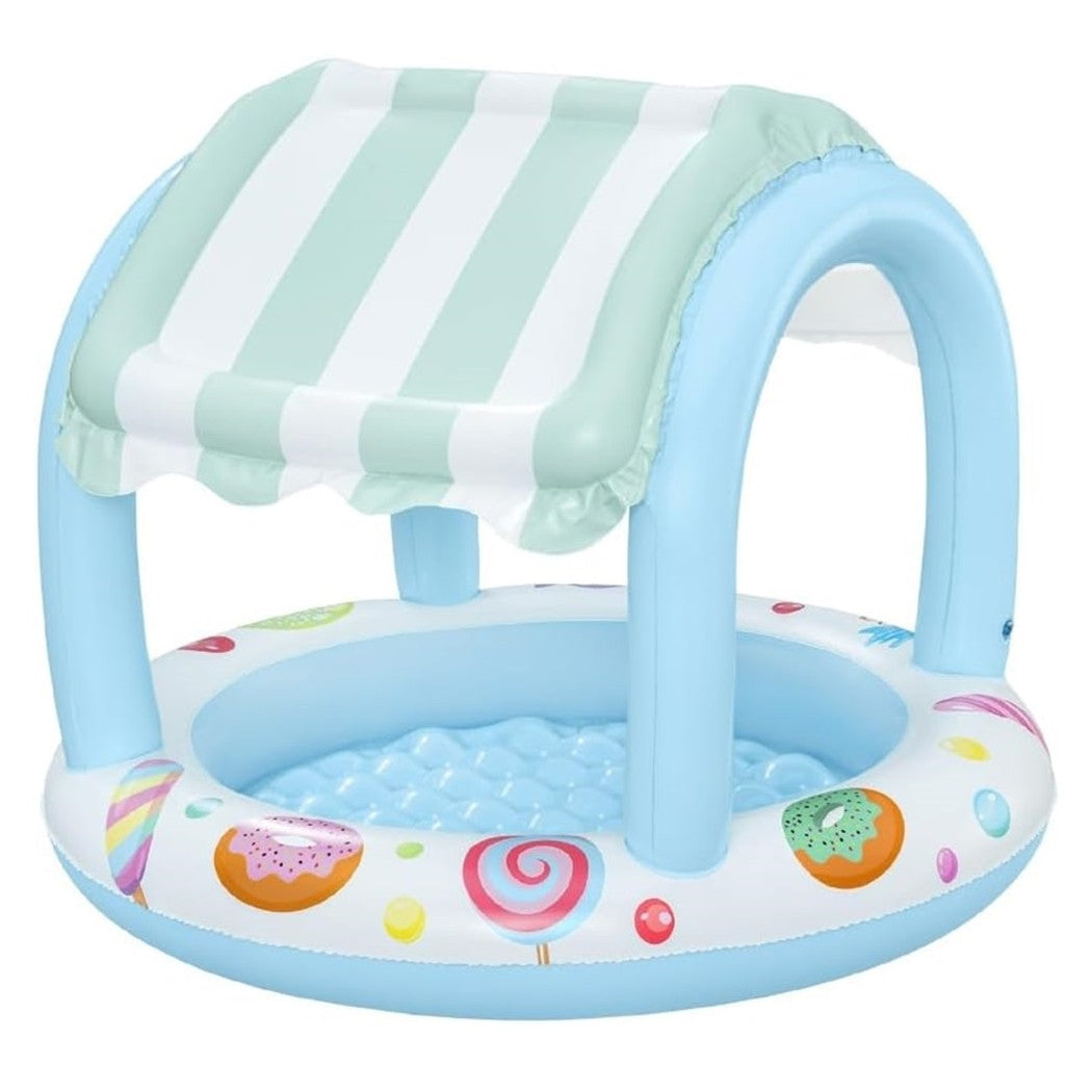 Trade Shop - Piscina Sweet Shoppe Con Fondo Gonfiabile Copertura Per Bambini +2 Anni 104x84cm 52638 -