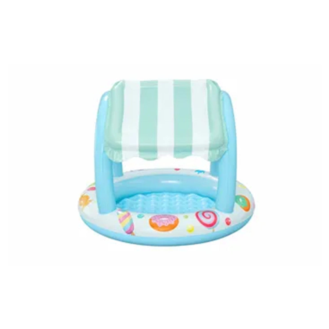 Trade Shop - Piscina Sweet Shoppe Con Fondo Gonfiabile Copertura Per Bambini +2 Anni 104x84cm 52638 -