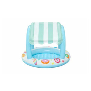 Trade Shop - Piscina Sweet Shoppe Con Fondo Gonfiabile Copertura Per Bambini +2 Anni 104x84cm 52638 -