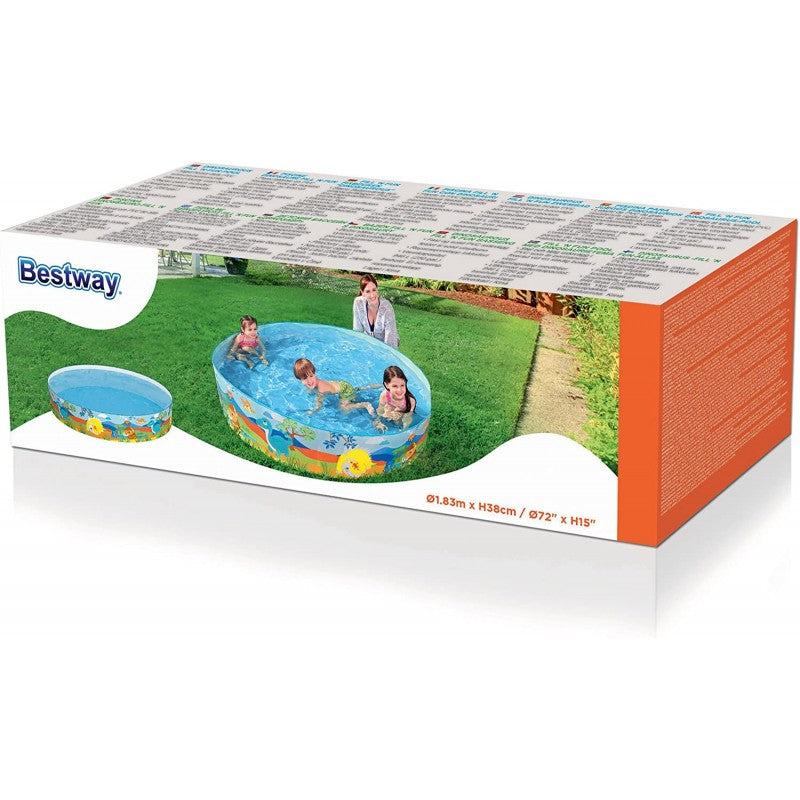 Piscina Tonda Rigida Dinosauri 183 h 38 Bestway BW55022