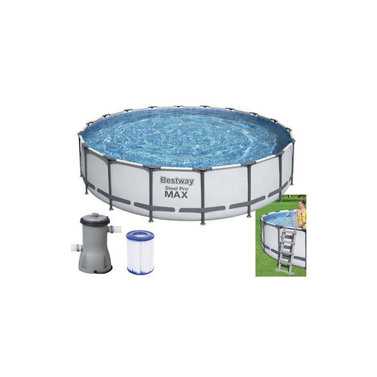 Piscina Tonda Struttura in Metallo Steel Pro Max Bestway 457x122 cm
