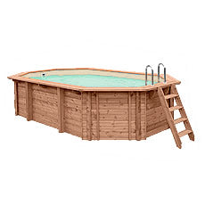 Piscina in legno fuori terra JARDIN 563 Liner sabbia