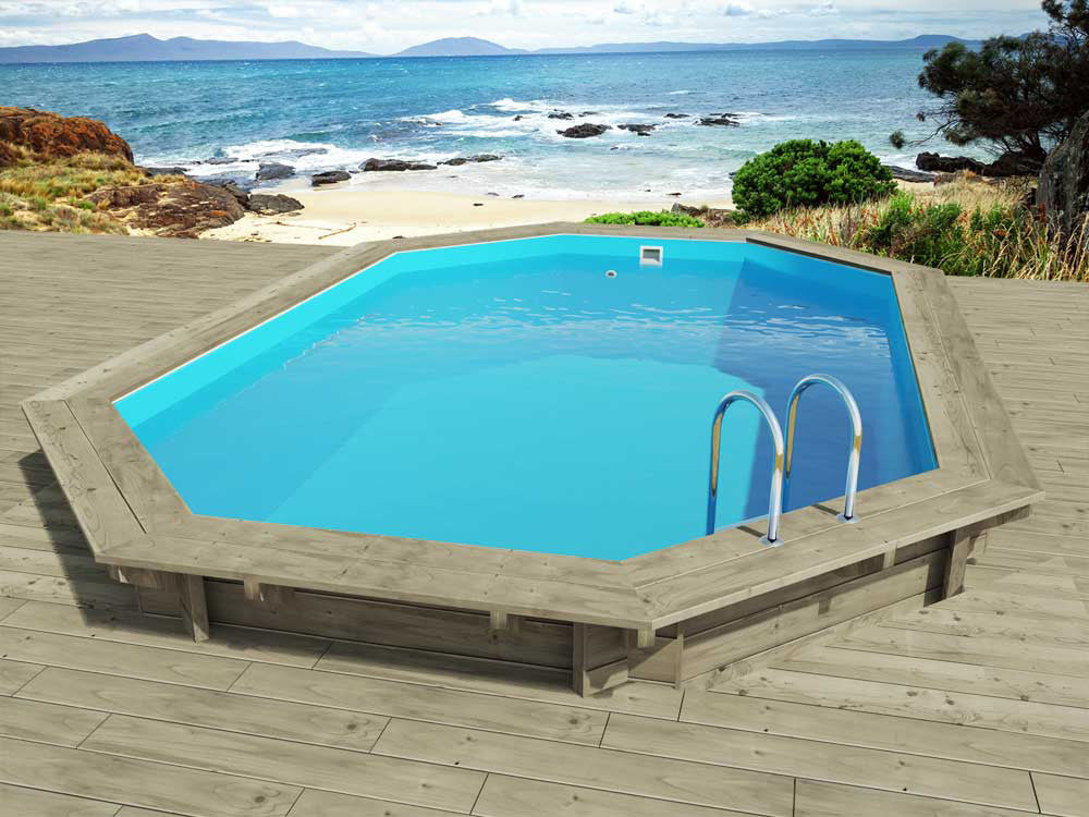 Piscina in legno "Florida 145" - 6,57 x 4,57 x 1,45 m
