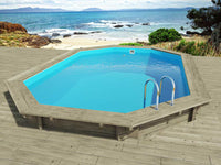 Piscina in legno "Florida 145" - 6,57 x 4,57 x 1,45 m