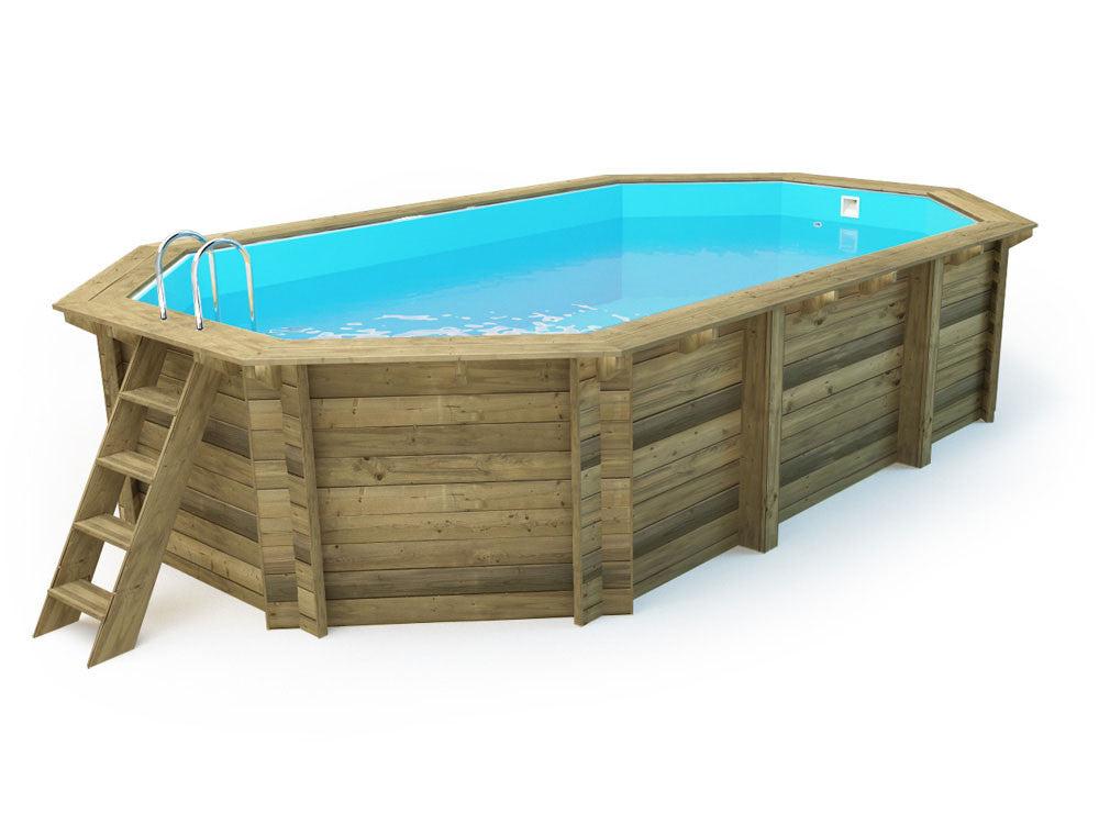 Piscina in legno "Florida 145" - 6,57 x 4,57 x 1,45 m