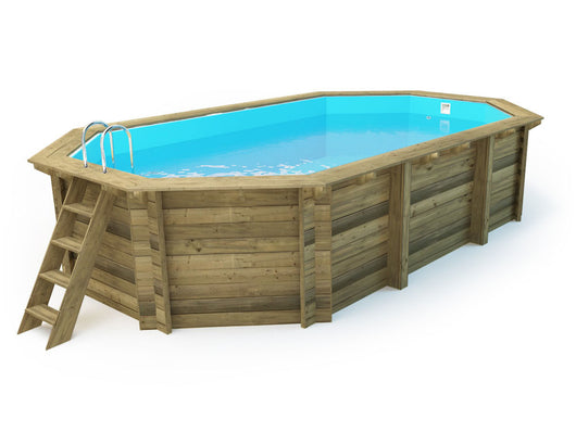 Piscina in legno "Florida 145" - 6,57 x 4,57 x 1,45 m