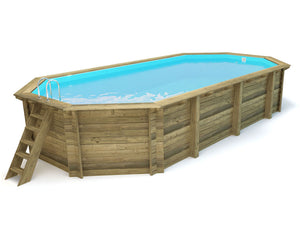 Piscina in legno "Sevilla" - 8,57 x 4,57 x 1,45 m