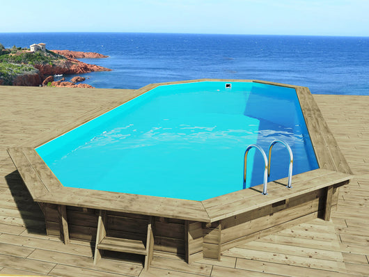 Piscina in legno "Sevilla" - 8,57 x 4,57 x 1,45 m
